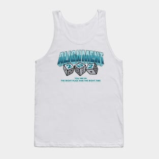 Angel Numbers 222 Alignment word lettering art Tank Top